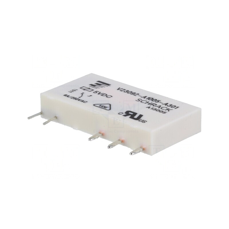 Releu Electromagnetic SPDT 5VDC 6A | Electronic-mag.ro | Componente Electronice