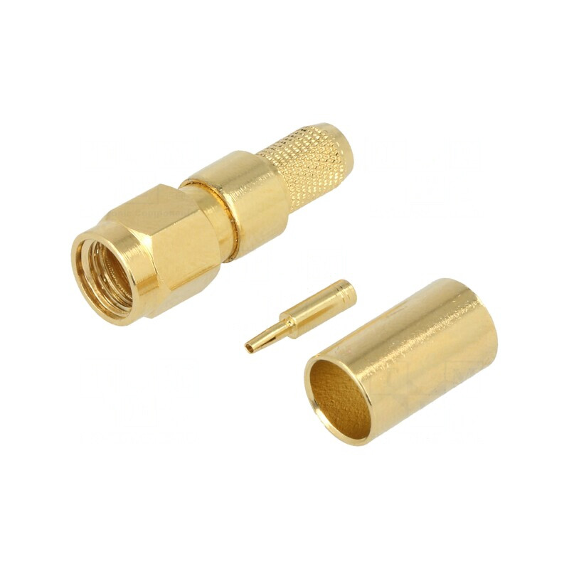 Mufă SMA Reverse Mamă Drept 50Ω pentru Cablu PTFE H155 | Electronic-mag.ro | Componente Electronice