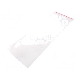 Pungă cu fermoar 400mm x 150mm polietilenă | Electronic-mag.ro | Componente Electronice