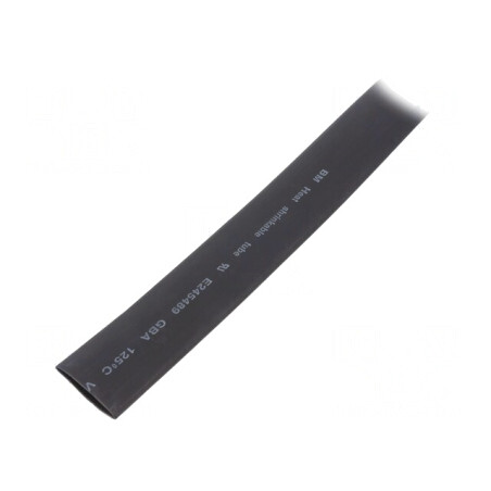 Manșon Termocontractabil cu Adeziv 19,1mm 1m Negru | Electronic-mag.ro | Componente Electronice