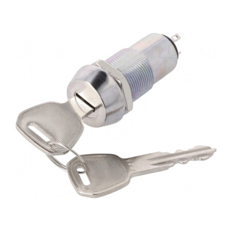 Întrerupător cu Cheie SPDT 90° | Electronic-mag.ro | Componente Electronice