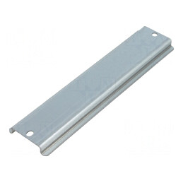 Șină DIN oțel 35mm x 7,5mm x 144mm pentru carcase | Electronic-mag.ro | Componente Electronice