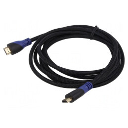 Cablu HDMI 1.4 3m Negru | Electronic-mag.ro | Componente Electronice