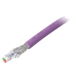 Cablu Automatizări PUR Violet 250V 1x2x0,64mm2