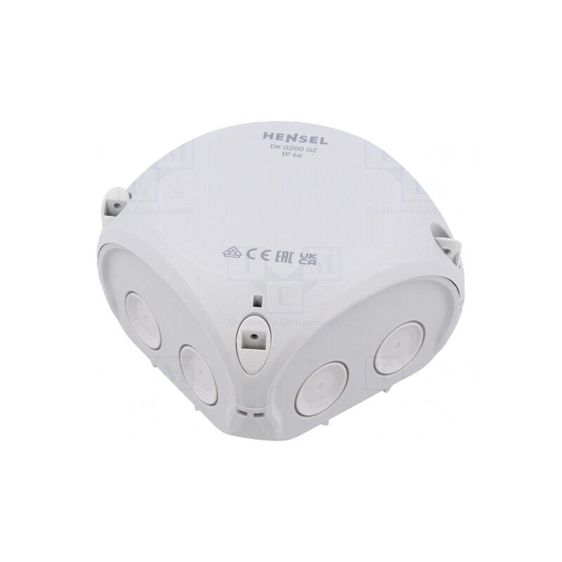 Cutie de Conexiuni IP66 Gri 93x93x62mm | Electronic-mag.ro | Componente Electronice