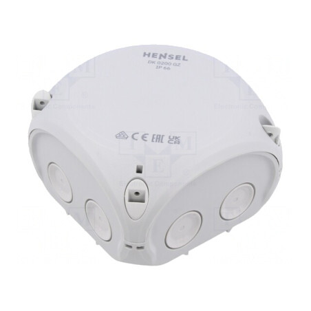 Cutie de Conexiuni IP66 Gri 93x93x62mm | Electronic-mag.ro | Componente Electronice