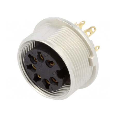 Conector M16 Soclu Mamă 7 Pin 5A 60V IP40 | Electronic-mag.ro | Componente Electronice