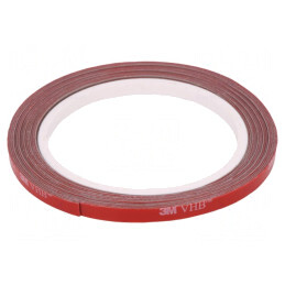 Bandă de Fixare Acrilică Gri 6mm x 5m 230°C | Electronic-mag.ro | Componente Electronice