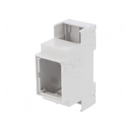 Carcasă pentru șină DIN 90x36.2x53mm gri | Electronic-mag.ro | Componente Electronice