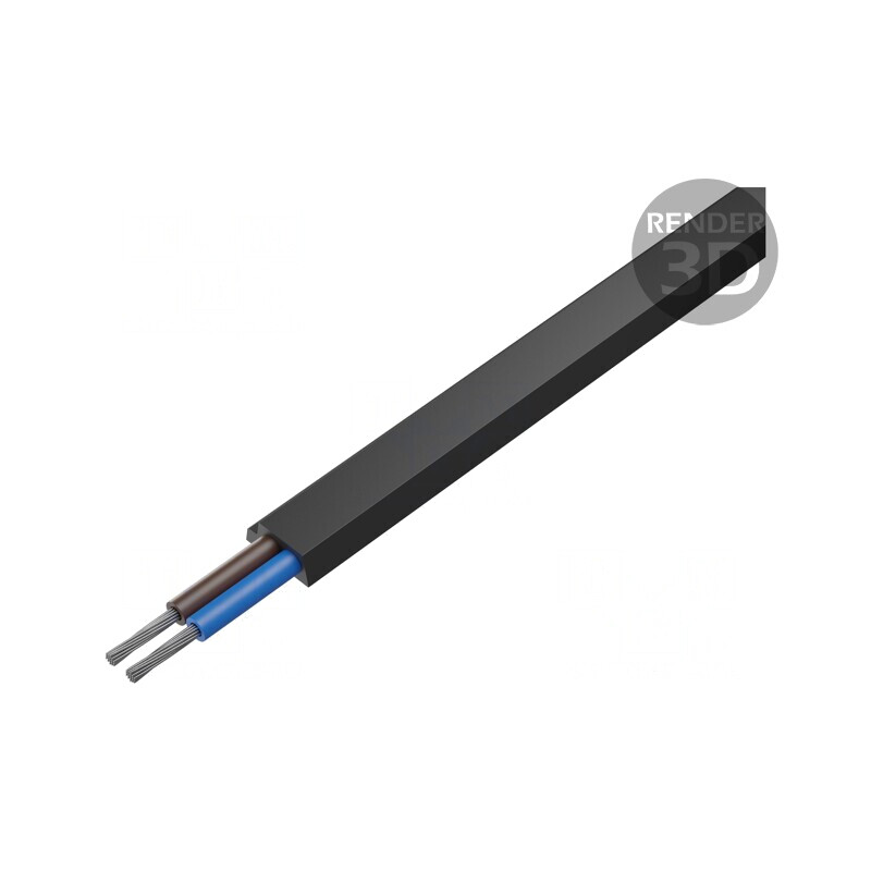 Cablu Automatizări 2x1,5mm2 Cu Negru | Electronic-mag.ro | Componente Electronice