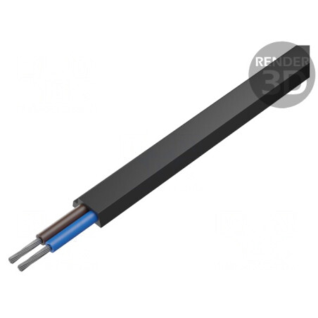 Cablu Automatizări 2x1,5mm2 Cu Negru | Electronic-mag.ro | Componente Electronice