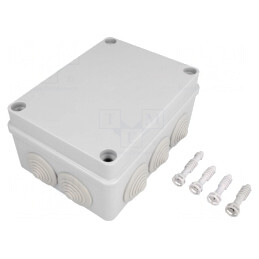 Cutie de Conexiuni IP65 Gri 110x150x70mm | Electronic-mag.ro | Componente Electronice
