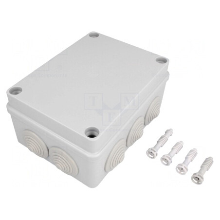 Cutie de Conexiuni IP65 Gri 110x150x70mm | Electronic-mag.ro | Componente Electronice