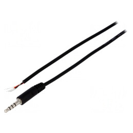 Cablu Audio Stereo Jack 3.5mm Tată 2m | Electronic-mag.ro | Componente Electronice