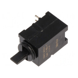 Comutator basculant SP3T (ON)-OFF-(ON) 0,5A/60VAC THT | Electronic-mag.ro | Componente Electronice