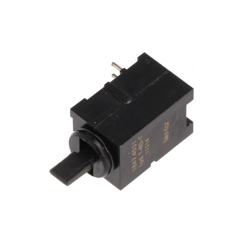 Comutator basculant SP3T (ON)-OFF-(ON) 0,5A/60VAC THT | Electronic-mag.ro | Componente Electronice
