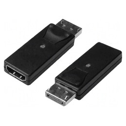 Adaptor DisplayPort la HDMI Negru | Electronic-mag.ro | Componente Electronice