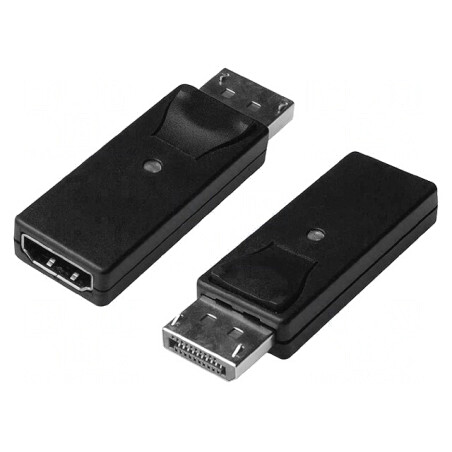Adaptor DisplayPort la HDMI Negru | Electronic-mag.ro | Componente Electronice