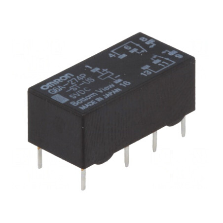 Releu Electromagnetic DPDT 5V 2A | Electronic-mag.ro | Componente Electronice