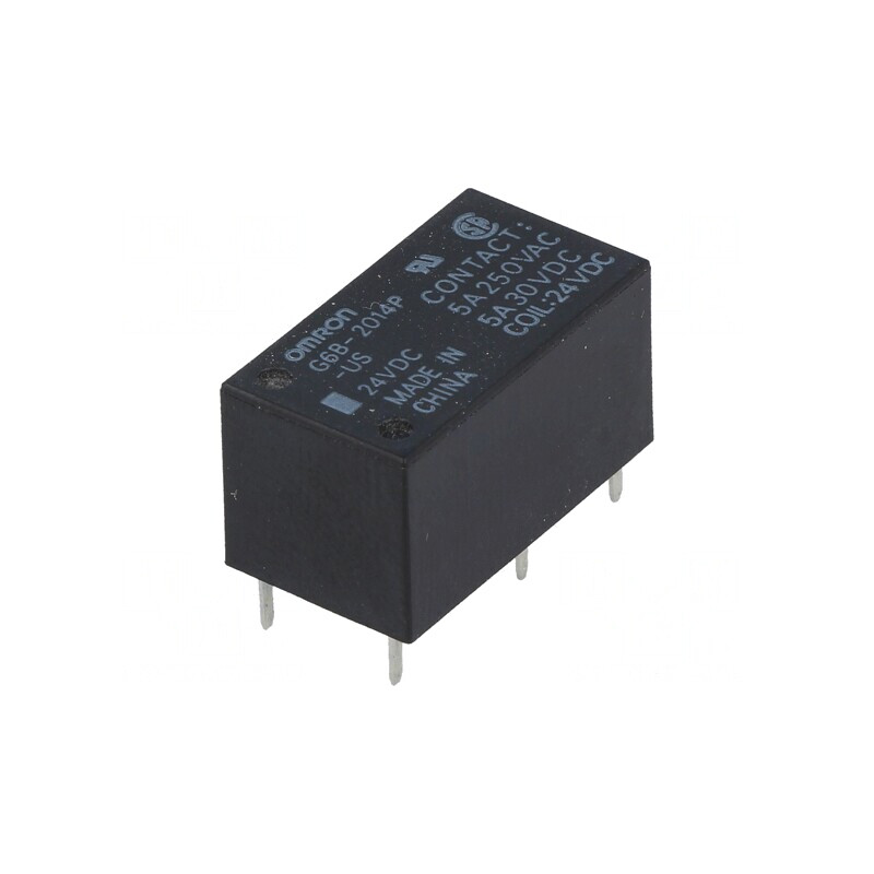 Releu electromagnetic 24VDC 5A DPST-NC | Electronic-mag.ro | Componente Electronice