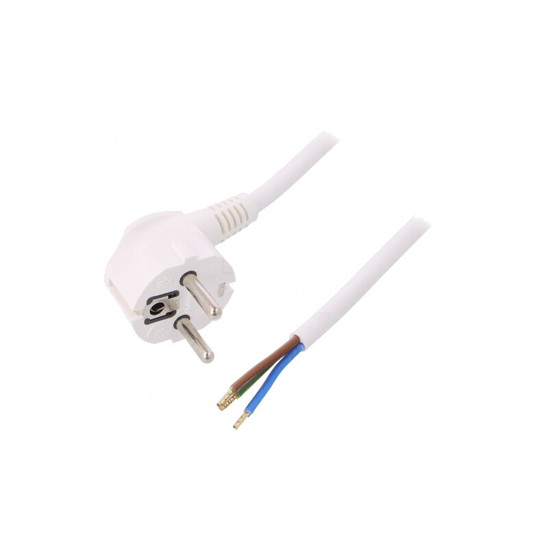 Cablu electric alb 1,5m 3x1,5mm2 PVC 16A 250V | Electronic-mag.ro | Componente Electronice Cablu electric alb 1,5m 3x1,5mm2 PVC 16A 250V | Electronic-mag.ro | Componente Electronice
