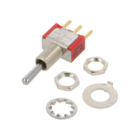Comutator Basculant 3 Positii ON-OFF-ON 2A/250V 5A/28V | Electronic-mag.ro | Componente Electronice
