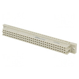 Soclu DIN 41612 tip C mamă 96 PIN THT drept aurit 3A | Electronic-mag.ro | Componente Electronice