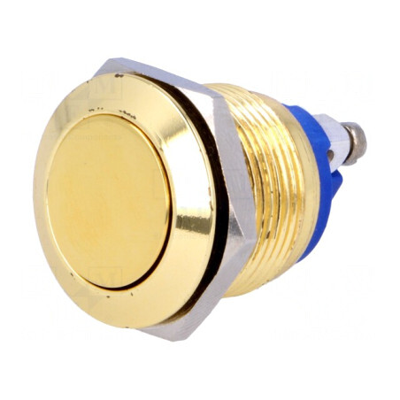 Comutator Anti-Vandalism 2A/36VDC IP65 19mm | Electronic-mag.ro | Componente Electronice