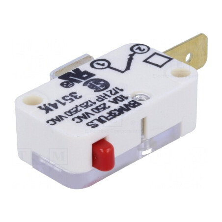 Microîntrerupător SNAP ACTION 10A 250VAC SPST-NC fără manetă | Electronic-mag.ro | Componente Electronice