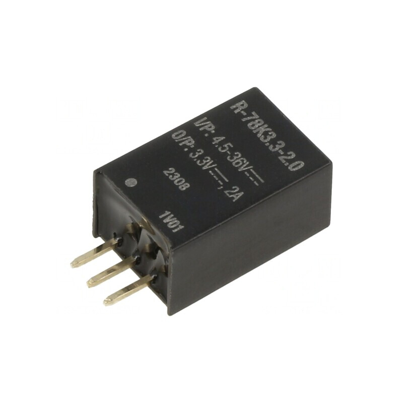Convertor DC/DC 4.5-36V la 3.3V 2A SIP3 THT | Electronic-mag.ro | Componente Electronice Convertor DC/DC 4.5-36V la 3.3V 2A SIP3 THT | Electronic-mag.ro | Componente Electronice