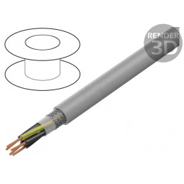 Cablu Ecranat F-C-PURö-JZ 5G0,75mm2 Cupru | Electronic-mag.ro | Componente Electronice