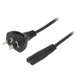 Cablu Alimentare 2x0,75mm2 1,8m PVC Mufă IEC C7 | Electronic-mag.ro | Componente Electronice
