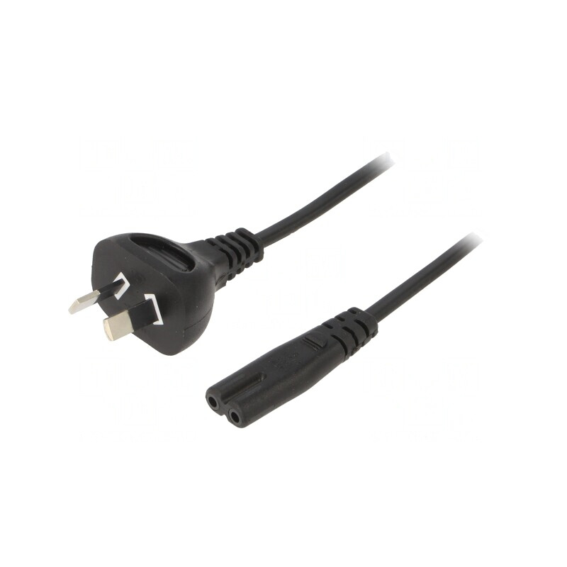 Cablu Alimentare 2x0,75mm2 1,8m PVC Mufă IEC C7 | Electronic-mag.ro | Componente Electronice
