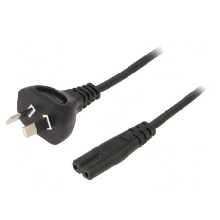 Cablu Alimentare 2x0,75mm2 1,8m PVC Mufă IEC C7 | Electronic-mag.ro | Componente Electronice
