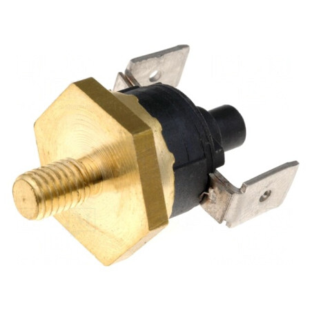 Termostat NC 130°C 16A 250VAC Terminali 6.3mm | Electronic-mag.ro | Componente Electronice