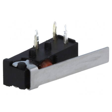 Microîntrerupător cu manetă SPDT 1A/250VAC | Electronic-mag.ro | Componente Electronice