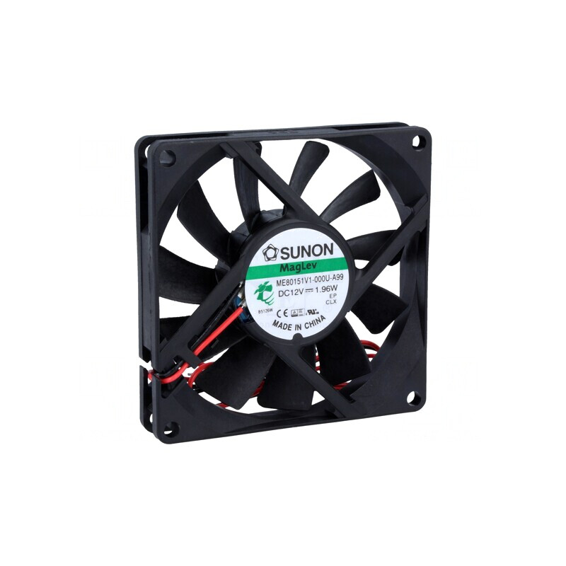 Ventilator Axial DC 12V 80x80x15mm | Electronic-mag.ro | Componente Electronice