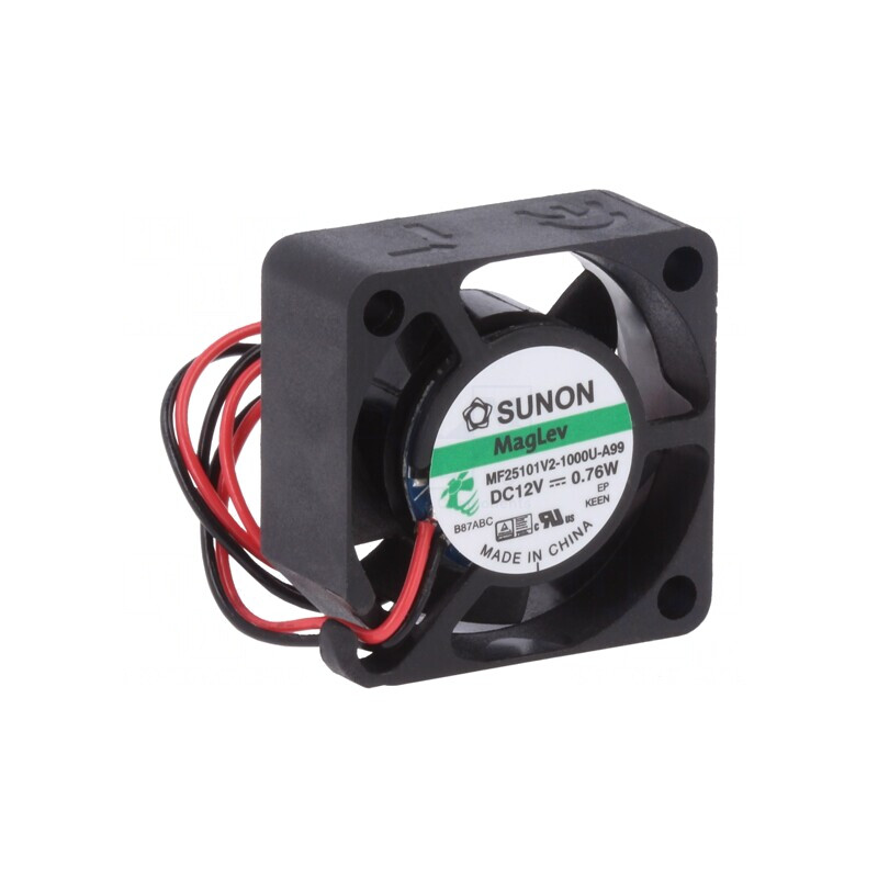 Ventilator Axial 12V DC 25x25x10mm 5.07m3/h 16dBA | Electronic-mag.ro | Componente Electronice