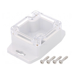 Carcasă Universală cu Lame de Fixare 58mm x 64mm x 35mm | Electronic-mag.ro | Componente Electronice