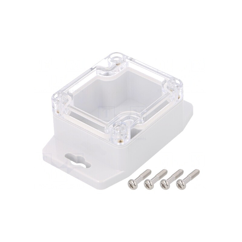 Carcasă Universală cu Lame de Fixare 58mm x 64mm x 35mm | Electronic-mag.ro | Componente Electronice