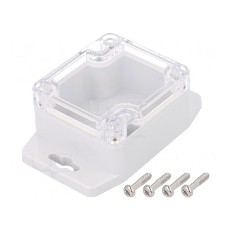 Carcasă Universală cu Lame de Fixare 58mm x 64mm x 35mm | Electronic-mag.ro | Componente Electronice