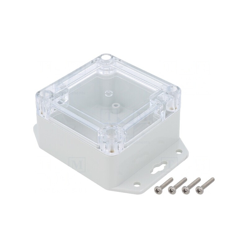 Carcasă Universală Policarbonat IP65 75x75x45mm | Electronic-mag.ro | Componente Electronice