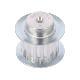 Roată de curea T5 16mm aluminiu | Electronic-mag.ro | Componente Electronice