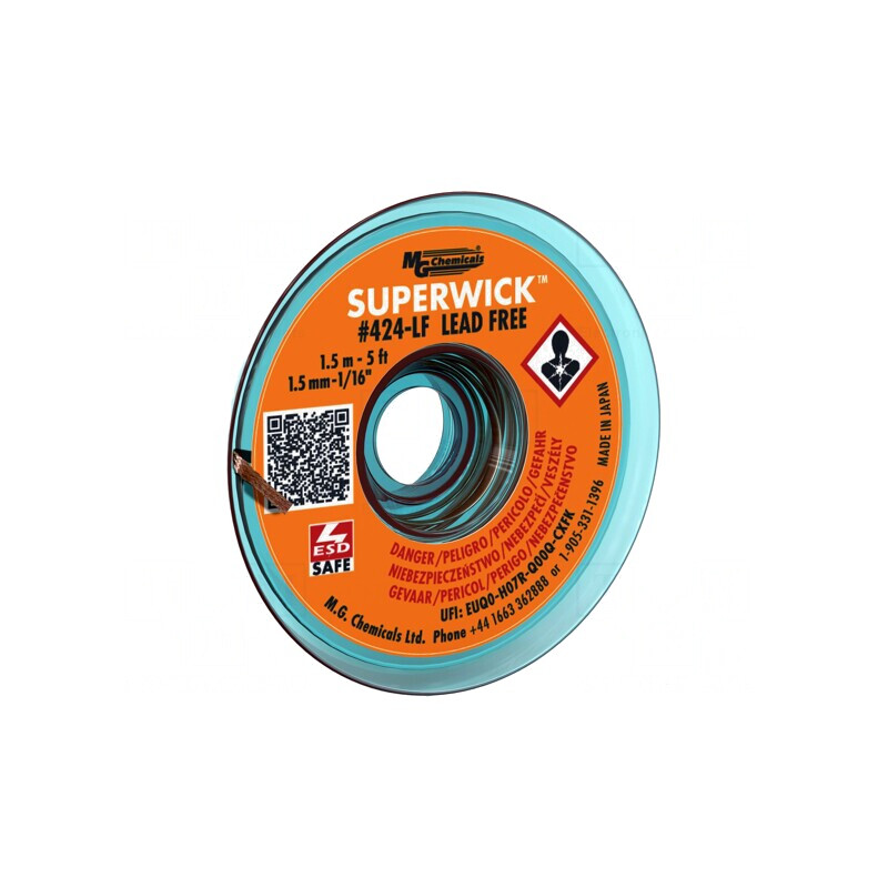 Bandă de Dezlipit ESD 1,5mm x 1,5m fără Plumb | Electronic-mag.ro | Componente Electronice Bandă de Dezlipit ESD 1,5mm x 1,5m fără Plumb | Electronic-mag.ro | Componente Electronice