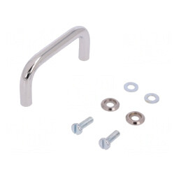 Manetă oțel cromat 30mm x 11mm | Electronic-mag.ro | Componente Electronice