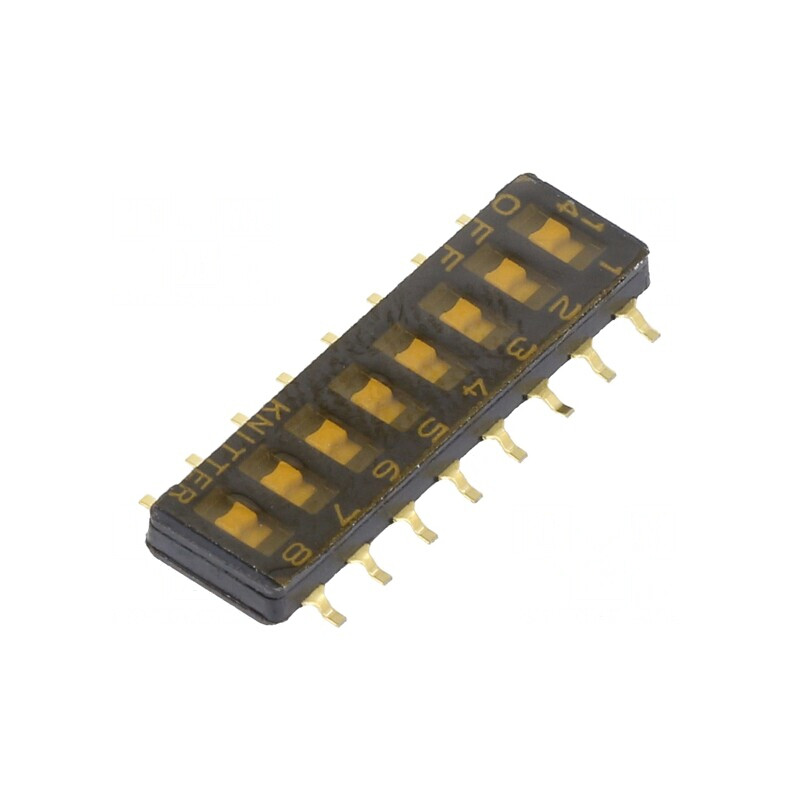 Comutator DIP-SWITCH SMD 2 Pozitii 0.1A 50VDC | Electronic-mag.ro | Componente Electronice