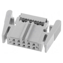 Mufă IDC Mamă 10 PIN pentru Cablu-Bandă 1,27mm