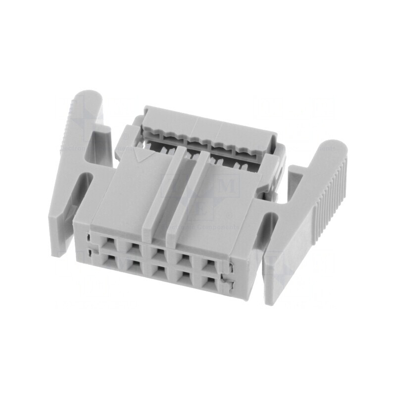 Mufă IDC Mamă 10 PIN pentru Cablu-Bandă 1,27mm | Electronic-mag.ro | Componente Electronice