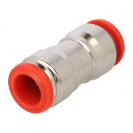 Racord Push-In Trecere Alamă Nichelată | Electronic-mag.ro | Componente Electronice