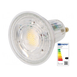 Lampă LED GU10 Alb Cald 575lm 6,9W 3000K | Electronic-mag.ro | Componente Electronice